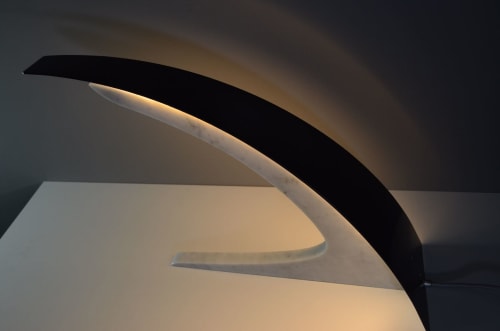 AURA  Desk Lamp (one-off design piece) | Lamps by RUBERTELLI DESIGN