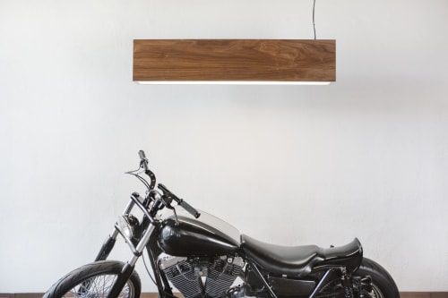 Wood Light Three | Chandeliers by John Beck Steel | Cleveland-Heath in Edwardsville