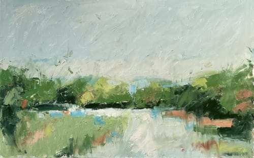 Original Landscape painting on canvas | Oil And Acrylic Painting in Paintings by Ronda Waiksnis