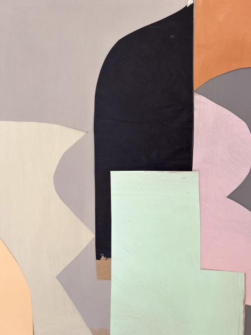Début du Printemps | Collage in Paintings by Cyrille Gulassa