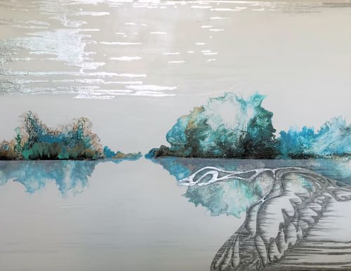 In the blue heavens | Paintings by Elena Myasnikova