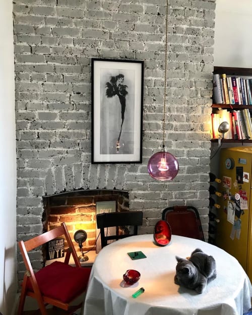 ‘Brigette Bardot' | Paintings by Rosie Emerson | The Wet Fish Cafe in London
