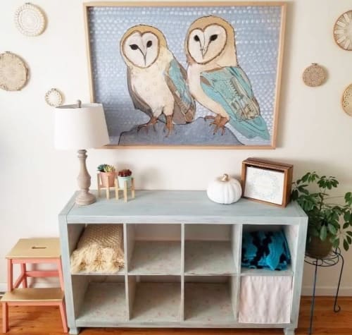 Owl Painting | Paintings by Emily Reid