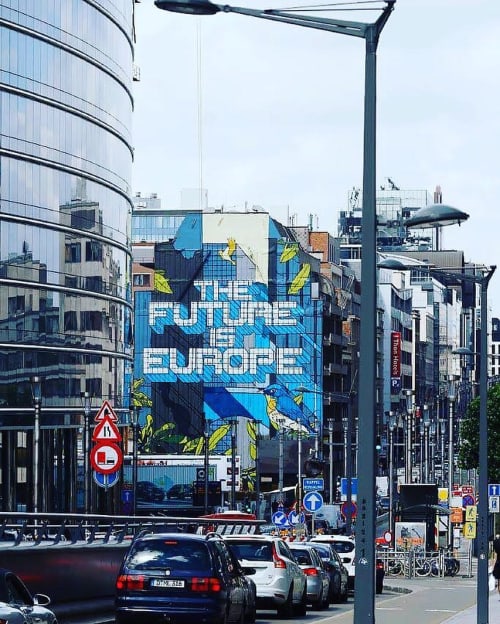 THE FUTURE IS EUROPE | Street Murals by NovaDead