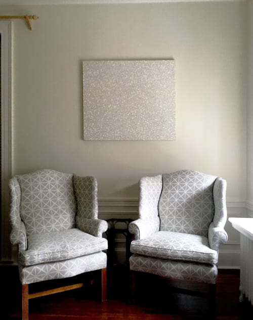 Groundswell, White | Paintings by Farida Hughes