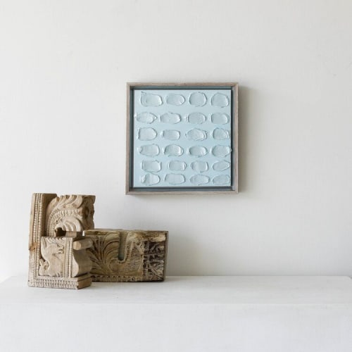 TURCHESE XXXI | Mixed Media by Kim Fonder