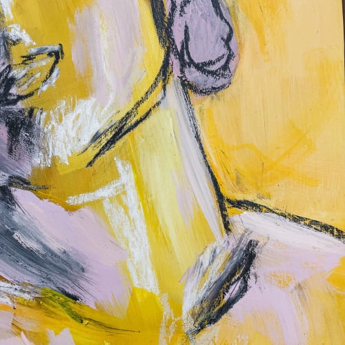 Mellow Yellow 2 | Paintings by Ella Friberg