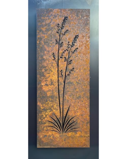 Red Yucca | Wall Sculpture in Wall Hangings by The Oxide Studio