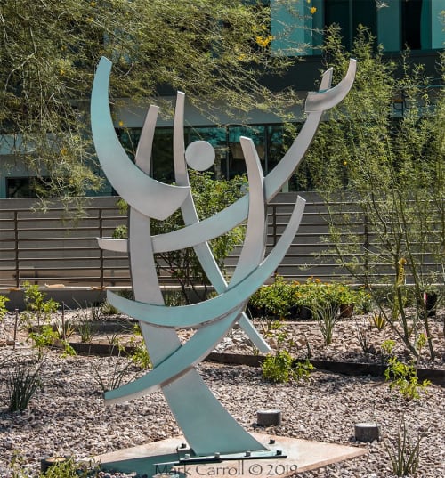 Balance/Journey | Sculptures by The Sculpture Studio LLC | Element Scottsdale at SkySong in Scottsdale