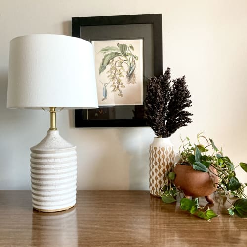 Threaded Table Lamp | Lamps by Megan Sauve Ceramics