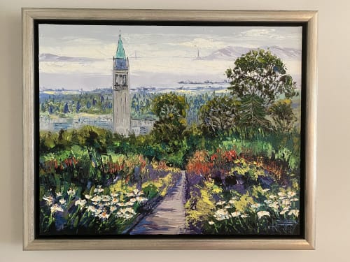 Painting of Berkeley California | Oil And Acrylic Painting in Paintings by Lisa Elley ART