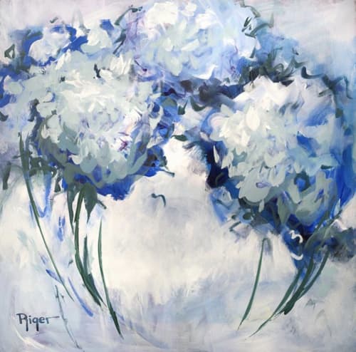 Hydrangeas on my Mind | Paintings by Sue Riger Studio