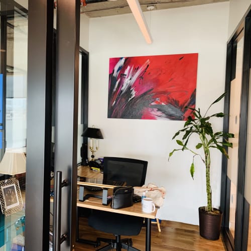 Heat Flash | Paintings by Jen Sterling | WeWork Coworking & Office Space in Washington