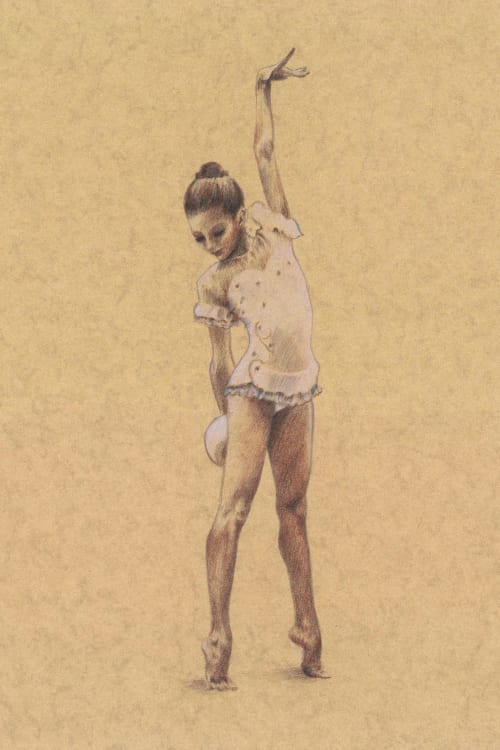 Little Gymnast | Prints by Eleanor Cardozo | International Federation of Gymnastics in Lausanne