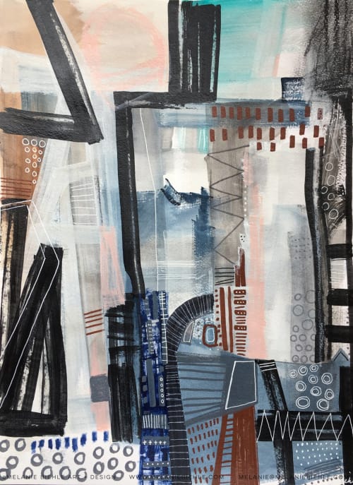 Architectural No. 2 | Paintings by Melanie Biehle