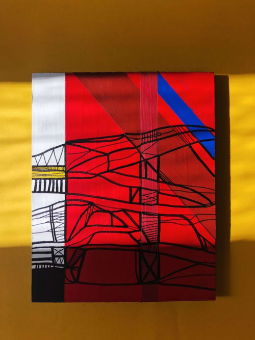 Red clouds I & II | Oil And Acrylic Painting in Paintings by Atelier Stumpo