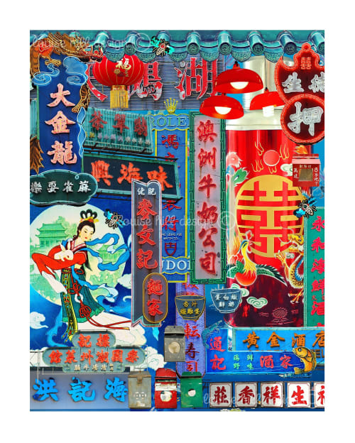 HONG KONG NEON POP | Paintings by LOUISE HILL DESIGN | LOUISE HILL DESIGN in Singapore