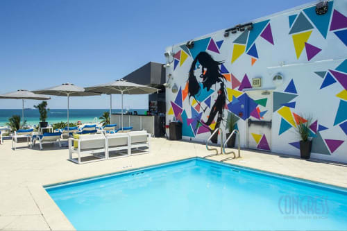 Mural | Murals by Rudy Mage | Congress Hotel South Beach in Miami Beach