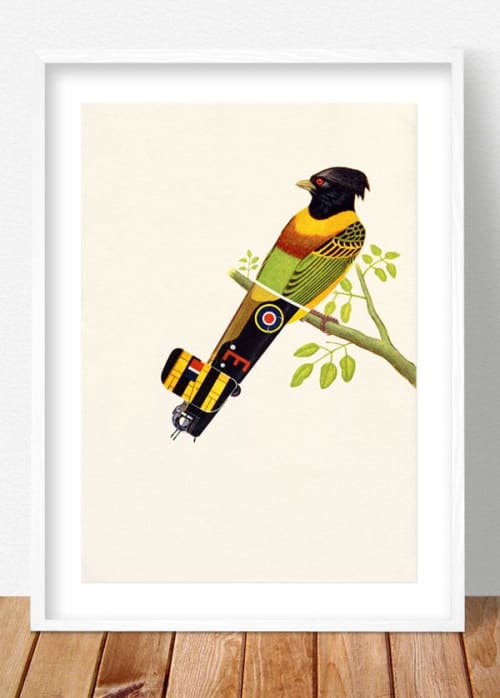 Aerofauna II | Oil And Acrylic Painting in Paintings by Valero Doval