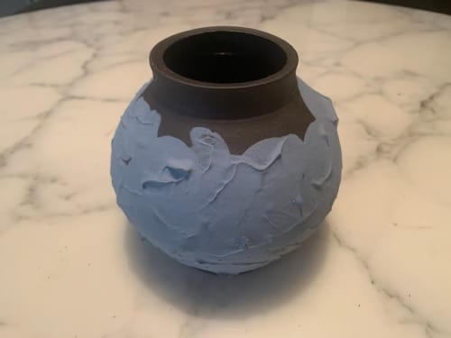 Moon Jar with Slip | Vessels & Containers by Falkin Pottery