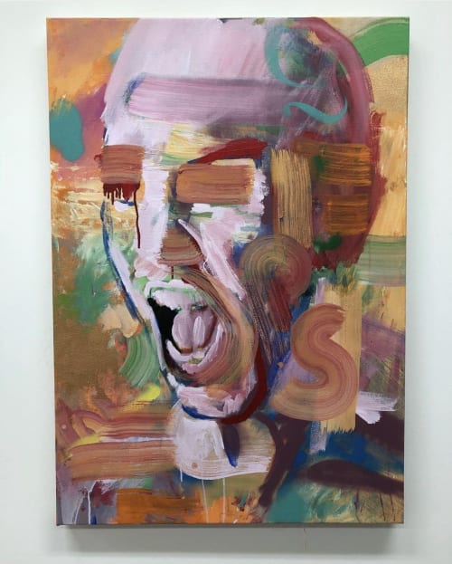 Scream 2 | Paintings by Andres García-Peña Art | Artist Studio Brooklyn in Brooklyn