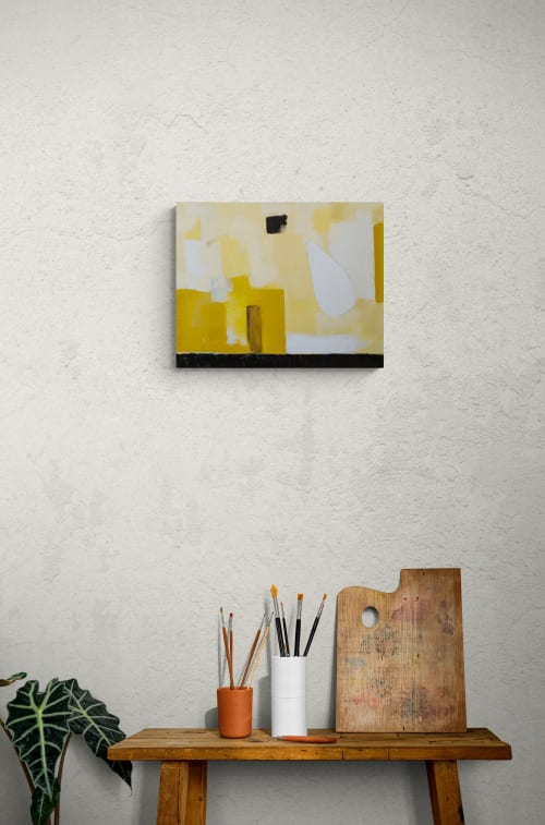 Remnants #3 — Neutral Abstract Oil on Canvas (20×16 in) | Oil And Acrylic Painting in Paintings by Vincent Salvati – Contemporary Abstract Painter | NJ`