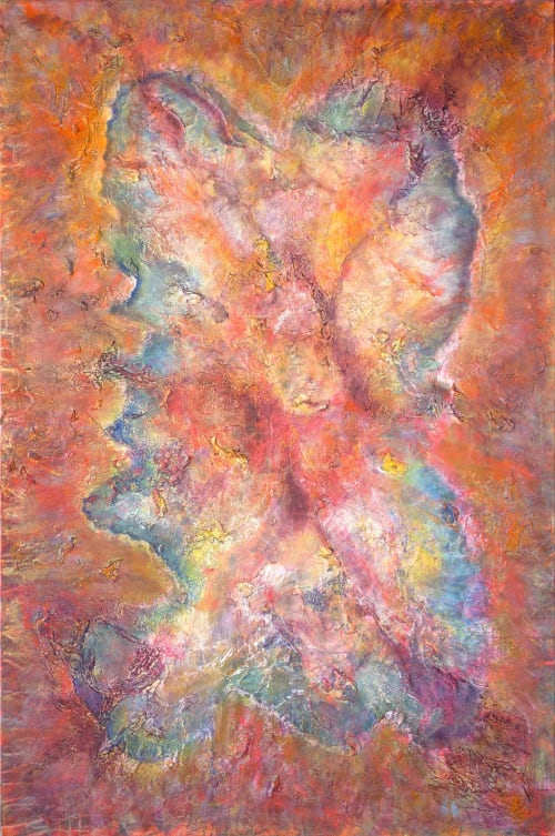 Orchid | Oil And Acrylic Painting in Paintings by Jill Krutick