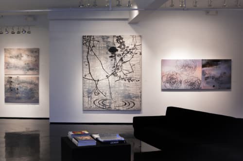 Rose, Thicket, Spring | Mixed Media by Anna Jaap Studio | Tinney Contemporary in Nashville