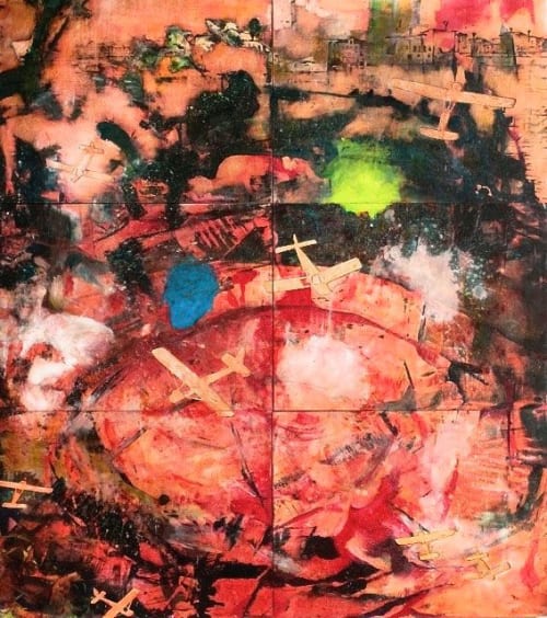 Ascension | Oil And Acrylic Painting in Paintings by Virginia Bradley Art | Pennsylvania Convention Center in Philadelphia