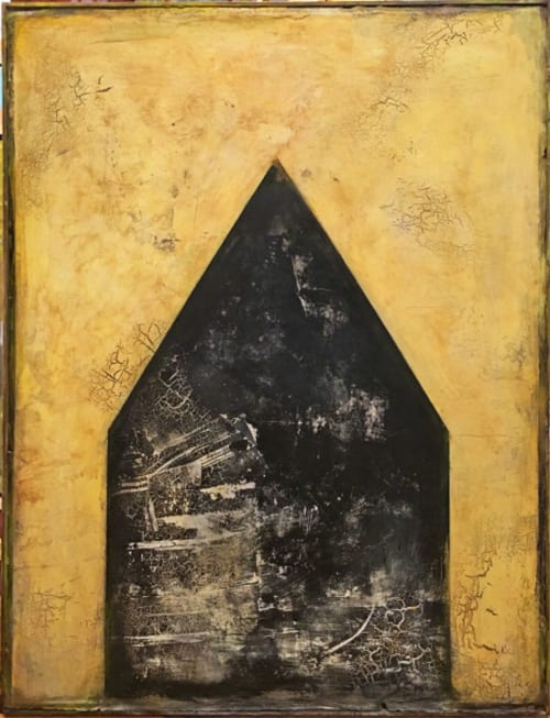 Home I | Oil And Acrylic Painting in Paintings by Candace Compton Pappas