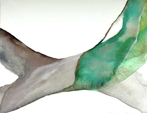 Crossed Paths | Oil And Acrylic Painting in Paintings by Studio Maison Art by Heather O’Donovan