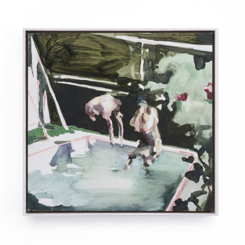 Swimming on the Sabbath | Oil And Acrylic Painting in Paintings by Emilie Syme-Lamont