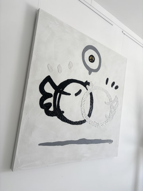 Mon rêve pour le monde et l’identité raciale | Oil And Acrylic Painting in Paintings by Jayarr Steiner