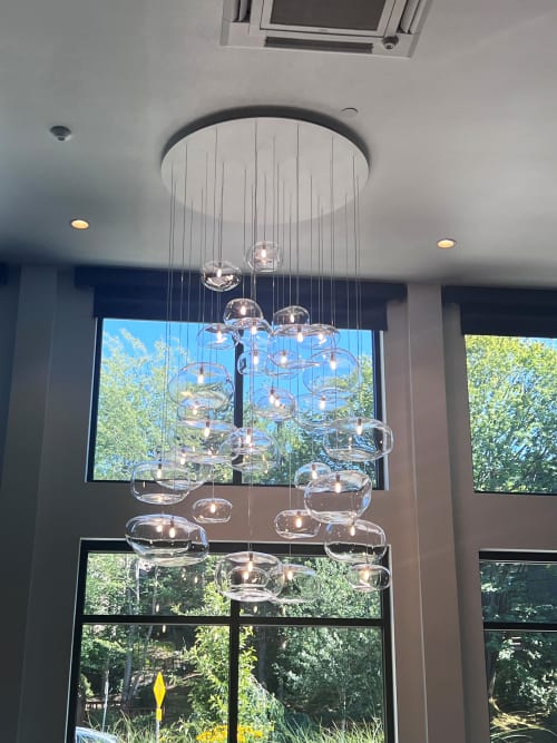 Cloud entry way Pendant Lights | Chandeliers by Galilee Lighting