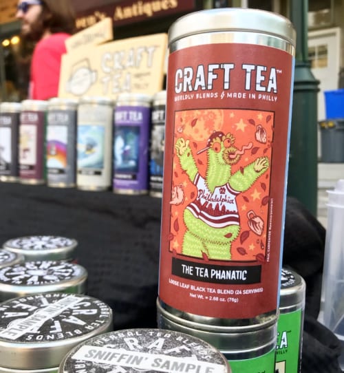 Craft Tea Tea Phanatic | Art & Wall Decor by Paul Carpenter Art | Earth Bread + Brewery in Philadelphia