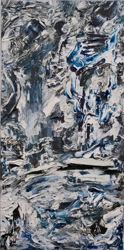 "love is an ocean" | Mixed Media in Paintings by VISCERAL HOME STUDIO