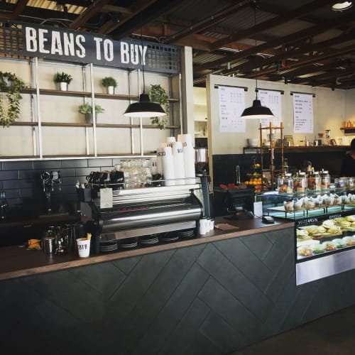 Coffee By The Beans | Interior Design by Hosking Interior Design | CBTB coffee house in Lockleys