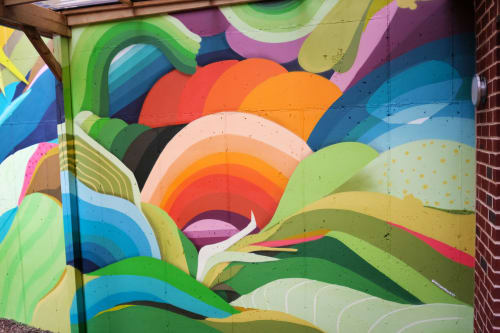 West End Village mural | Street Murals by Nathan Brown