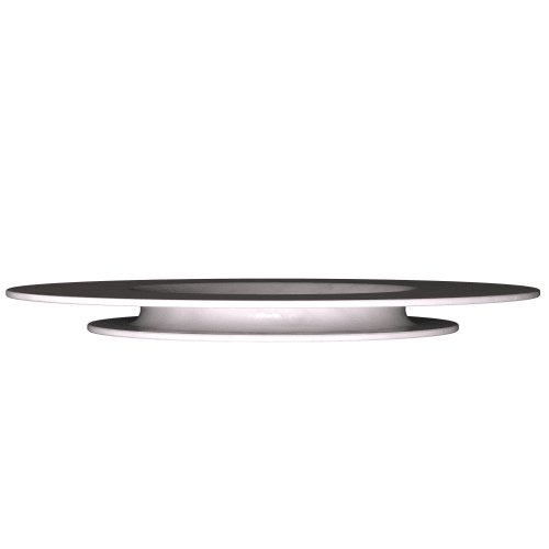 "Ahonora" Marble platter in White Carrara Marble | Serveware by Carcino Design