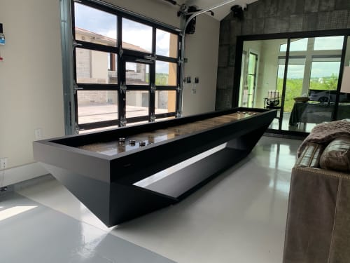 The Stealth Shuffleboard Table | Tables by 11 Ravens | New York in New York