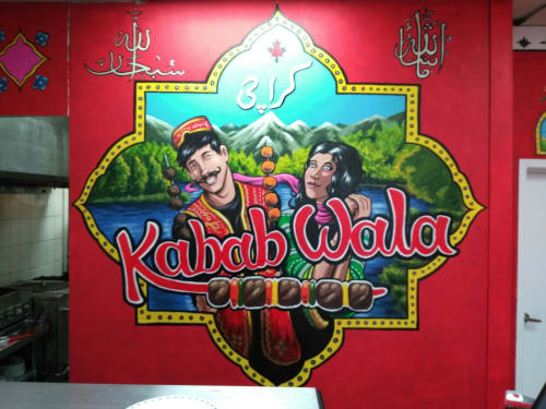 Truck Art | Murals by Art By David Anthony | Karachi Kabab wala in Mississauga