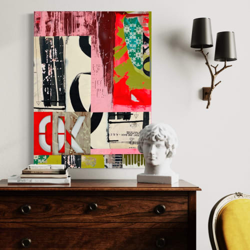 Alphabet City | Mixed Media by Sarah Finucane