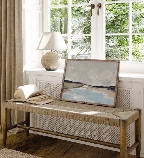 Seascape Art Print/Modern Coastal Painting | Prints by Melissa Mary Jenkins Art