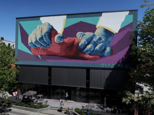Hands | Murals by Alan Myers | Museum of Urban and Contemporary Art in München