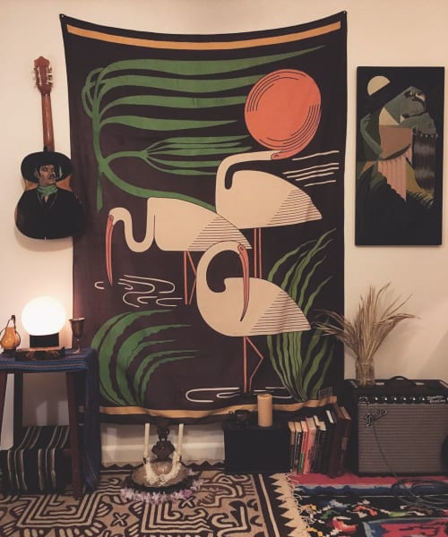 Ibis Tapestry | Art & Wall Decor by Mike Willcox