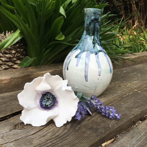 Bulb shaped vase | Vases & Vessels by Park Ceramics and Gifts by Amanda Westbury