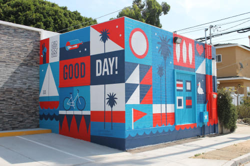 Good Day Mural | Murals by Channin Fulton Art + Design