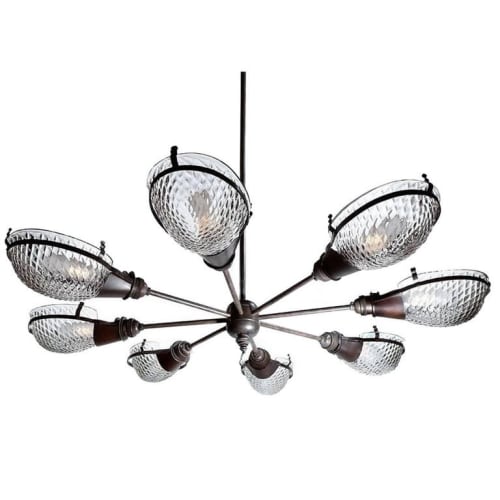 Early Style Quilted Glass Operating Room Light | Pendants by Early Electrics | The Vanguard in Harrison