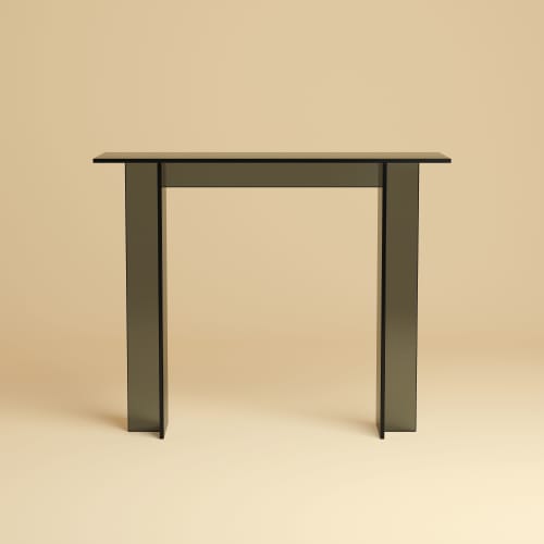 Smoked Glass Console Table - NAZ by Lebanto | Tables by Lebanto