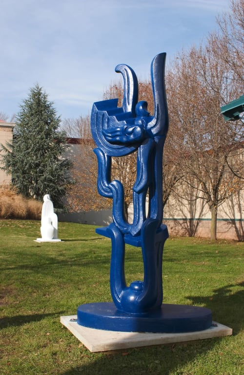 Rainbow Harp | Public Sculptures by Choi  Sculpture | Michener Art Museum in Doylestown
